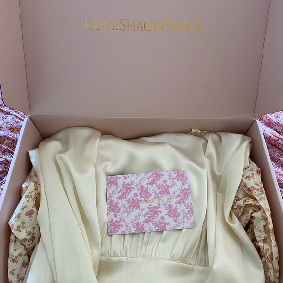 Teyana loveshackfancy white silk mini - Picture 5 of 8